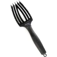 Olivia Garden Fingerbrush Combo Black Medium Size