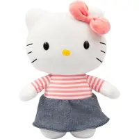 You do it Peluche - GPTOYS - HELLO KITTY - HKT131 - Modèle robe denim - 30 cm - Dès 3 ans
