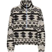 ONLY Tröja 'ONLJanne' beige / svart