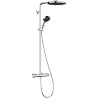 Hansgrohe Pulsify S Puro duschpelare 260 1-stråle EcoSmart dusjsystem med Ecostat Fine termostat & handdusch 3-jet
