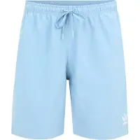 Adidas Originals Badshorts 'Adicolor' ljusblå / vit