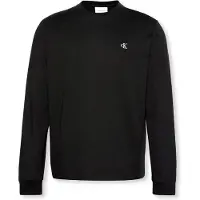 Calvin Klein Jeans Långärmade T-shirts LS EASY MONOGRAM TEE man - Svart - EU M
