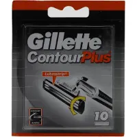Gillette Blades Contour Plus ersättningsrakblad för män - paket med 10