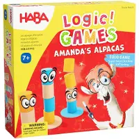 Haba Amandas Alpackor Stapelpussel: 60 Logikpussel för Barn 5+, Utvecklar Finmotorik