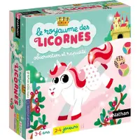 Dujardin Le Royaume des Licornes - Jeux de société Famille et Enfants - De 3 à 6 Ans - 2 à 4 Joueurs - Nathan ren