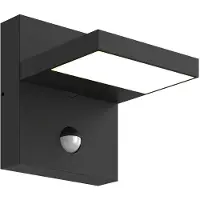 LUCANDE Utomhusbelysning , Silvan, Svart, Balkong, Aluminium, Modern