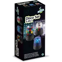 Music Disco set - 3-pack - - One Size - Lampa