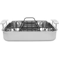 Demeyere Industry 5, 1005315 stainless steel roasting pan, 39 x 33 cm