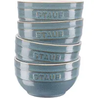 Zwilling STAUB Ceramics, Skåluppsättning, Rund, Keramiska, Turkos, 0,4 l, Personal