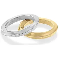 Calvin Klein Twisted 2 -Piece Ring Set