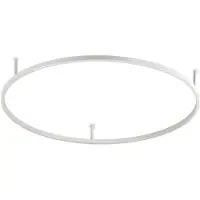 Ideal Lux LED taklampa Oracle Slim, Vitt / opal, Vardagsrum / matsal, Aluminium / grå / zink, Modern, LED-taklampa