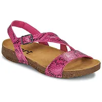 Art för kvinnor. 11045S1O8003_043 Lädersandaler 1045S I Breathe rosa (39), Hud, Karta, Spänne, Casual