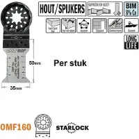 Cmt Instickssågblad OMF160 Wood & Nails Long Life; BiM; 35 mm; 1 st.