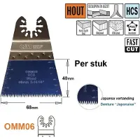 Cmt Instickssågblad OMM06-X1 Precision Cut; 68 mm; 1 st.