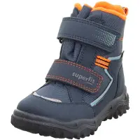 Superfit Snöboots 'Husky' marinblå / ljusblå / orange