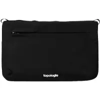 Topologie - Väskor - Bags Flat Sacoche Small Black Tech Sateen för Unisex - Svart