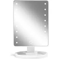 Gillian Jones Hollywood Mirror with Touch & USB-C - White 10261-90