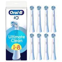 Oral-B Oral B - iO Series Ultimate Clean Replacement Brush Heads - White - 8 count