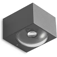 LUCANDE Utomhusbelysning , Almos, Svart, Metall, Modern