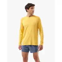 Compressport Performance Long Sleeve T-shirt Yellow, Size XL