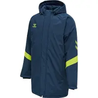 Hummel Lead Tränare Jacka - Navy/Grön, storlek Large