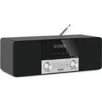 Technisat CD-radio DIGITRADIO 3 ASA DAB+, FM inkl. fjärrkontroll, Batteri-laddningsfunktion Svart