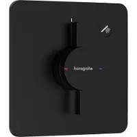 Hansgrohe Inbyggd termostat Duoturn Q 1/uttag, matt svart