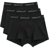 Gant Boxershorts Trunk 3-pack Svart Storlek