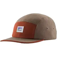 Patagonia - Vandringskläder - Graphic Maclure Hat Shop Sticker: Marlow Brown för UnisexBomull - Brun