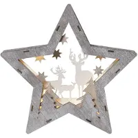 Star Trading Bordsdekoration Fauna | 25x24cm | brun []