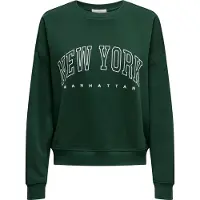 ONLY Sweatshirt gran / vit