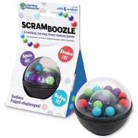 Learning Resources Scramboozle Puzzle Ball - 3D Brain Teasers and Puzzle Games for Kids and Adults Puzzle Sort Ball Game Fidget Toys Travel Games