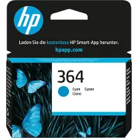 HP 364 Bläck Original Cyan CB318EE Bläck