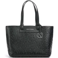 Armani Exchange för kvinnor. XW001481AF15774UC001 SHOPPINGVÄSKA (OSFA), Svart, Polyester