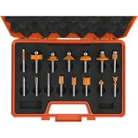 Cmt Fräs borrset HW; 8 mm; 15 delar