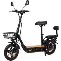 KUKIRIN Elektrisk skoter Kukirin C1 PRO 500W Motor 48V26Ah Batteri Maxhastighet 45km/h 100km Max Räckvidd 120kg Last svart