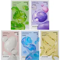INNISFREE 5st_[] Active Mask 25ml each 1pc X 5type [total 5