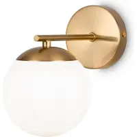Maytoni Vägglampa Marble, dimbar, Mässing / guld, Hall, Metall, Vägglampa, vägglampa inomhus