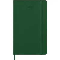 Moleskine Classic Hard 12M veckokalender stor Myrtle Green 2026