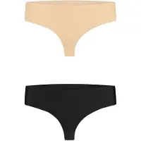 Bye Bra String beige / svart