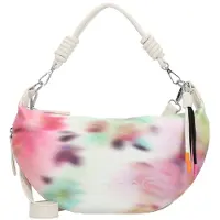Desigual Axelremsväska 'Kuwait' turkos / mörklila / ljusrosa / off-white