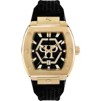 Philipp Plein PWPUA0424 The Hexagon Phantom Herrklocka 44mm svart