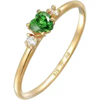 Elli Ring 'Grünes Herz' guld / grön