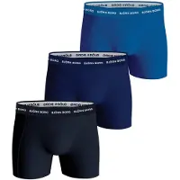 Björn Borg Boxershorts 3-pack Blå Mörkblå Ljusblå Storlek