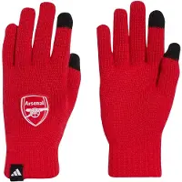 Adidas Arsenal Spelarhandskar - Better Scarlet/vit - , storlek Small