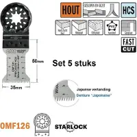 Cmt Instickssågblad OMF126; HCS; 35 mm; 5 st.