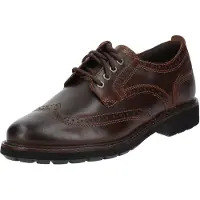 Clarks för män. 26173439 Bruna Batcombe Far läderskor (42.5), Hud, Karta, Nyckelband, Casual