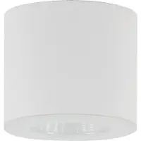 HELESTRA Oso LED-takspotlight, rund, matt vit OSO, dimbar, Vitt / opal, Badrum, Aluminium / grå / zink, Modern, LED-taklampa