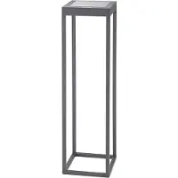 Sigor Solcellslampa Numove, dimbar, Aluminium / grå / zink, Aluminium / grå / zink, Modern, Solcellslampor