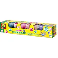 SES Creative SES SES Fingermålning 4kol 4x110ml 00392 03920